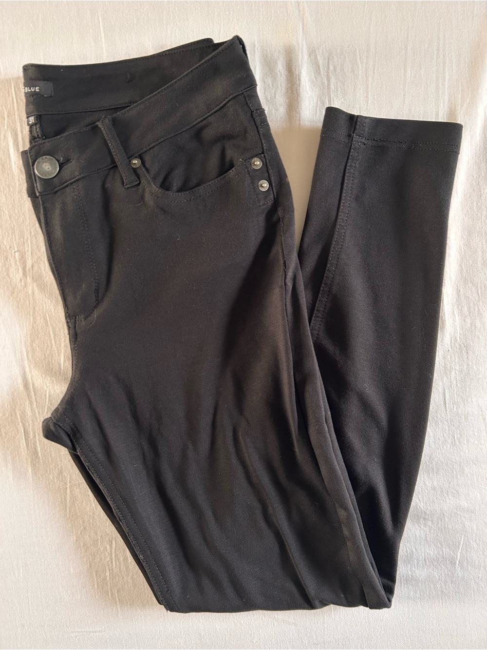 STS Blue Black Stretch Ponte Skinny Pants